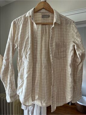 Everlane gingham button-down shirt